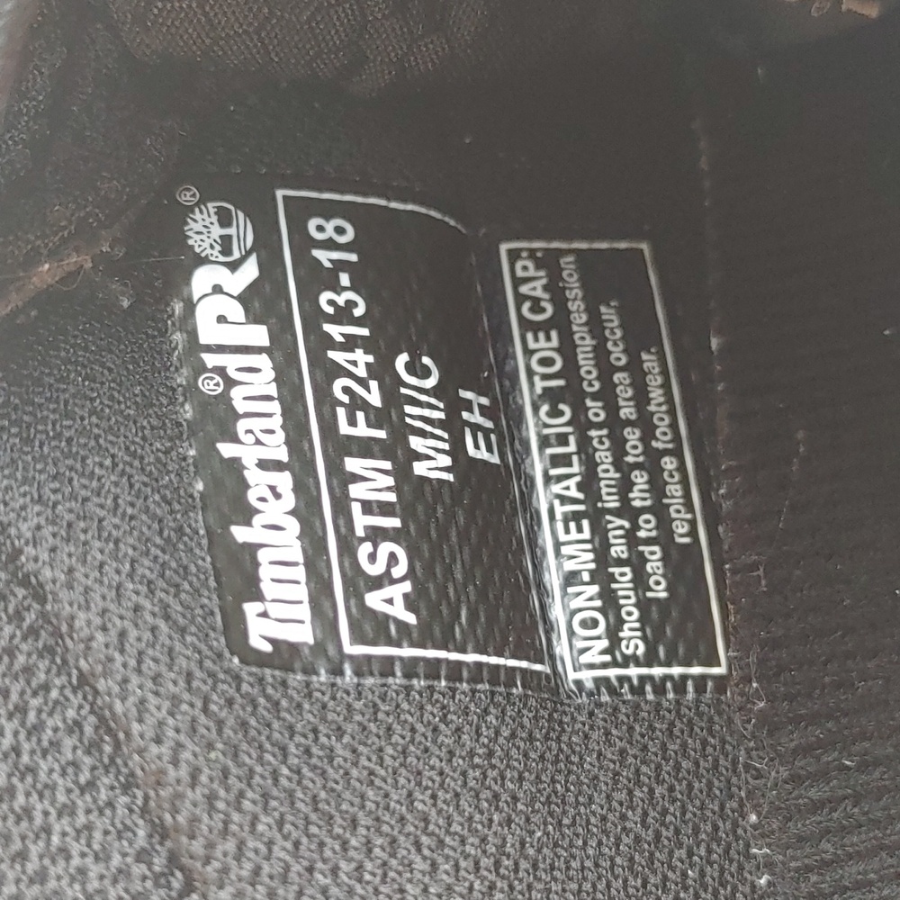 Timberland Pro Safety Reaxion Low Composite Safety Toe Sneaker Size 9W (1869) - Picture 9 of 11